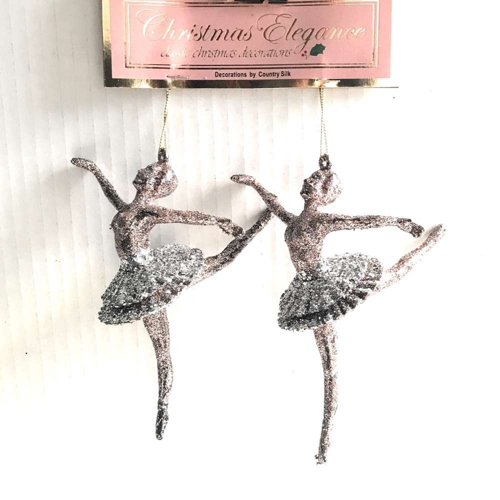 2 Ballerina Christmas Ornaments - NWT - Picture 1 of 5